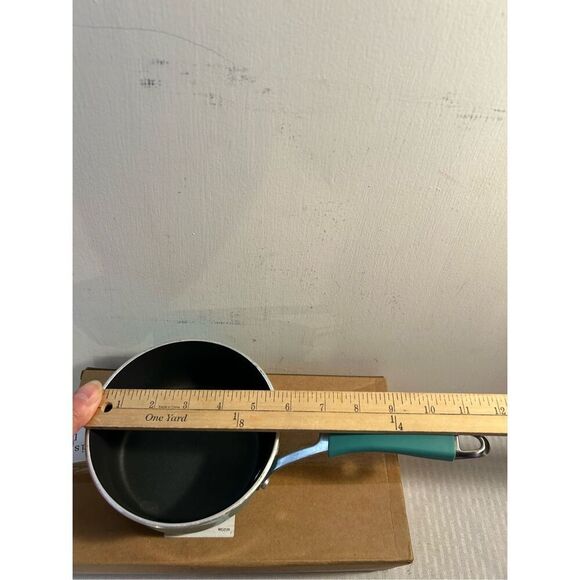 Pioneer Woman mini sauce Pot with lid non-stick teal replacement - Picture 7 of 7